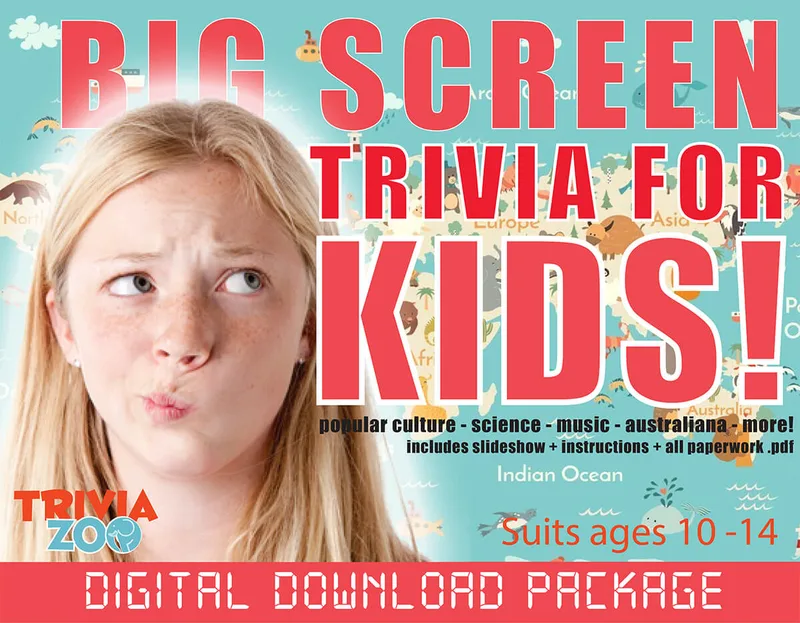 KIDS' SLIDESHOW TRIVIA | Ages 10-14 | Australian Made | Culturally diverse