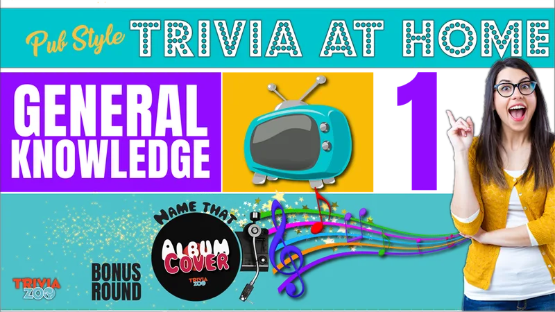 50 Questions | Trivia at Home - Game 1 - BONUS | Name that Album Cover!