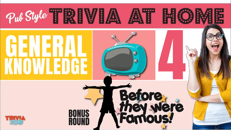 Trivia at Home - Game 4 - BONUS | Before They Were Famous