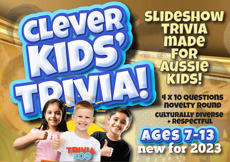 CLEVER KIDS' SLIDESHOW TRIVIA 23 | Ages 7-13 years |  Culturally diverse | Australian Made