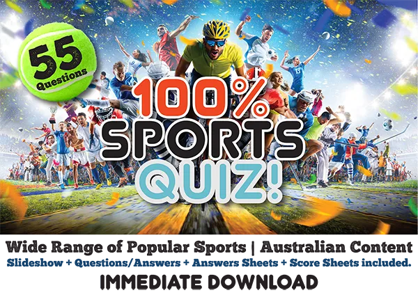 100% SPORTS QUIZ |  Slideshow Trivia