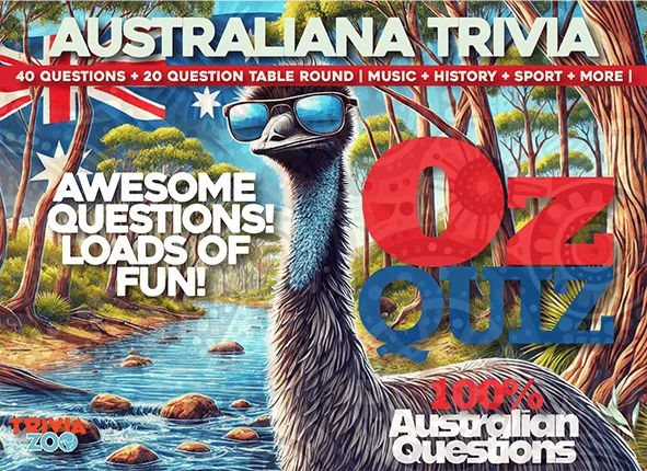The OZ QUIZ - 100% Aussie Questions!